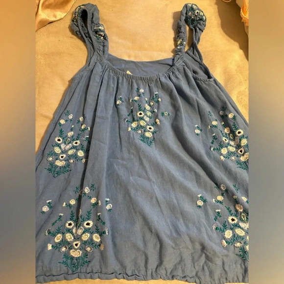 Free People Wildflower Embroidered Mini Dress - Picture 3 of 8